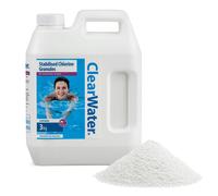 Clearwater Chlorine Granules for Hot Tub Spa and Swimming Pool Water Treatment for Rapid Disinfecting and Cleaning Jerry Can 3 kg