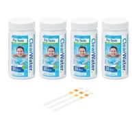 Clearwater Hot Tub, Pool and Spa Test Strips x 100-3 in 1 - Measures