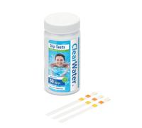 Clearwater Hot Tub, Pool and Spa Test Strips x 50-3 in 1 - Measures Chlorine, PH and Total Alkalinity