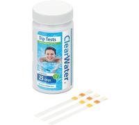 Clearwater Hot Tub Pool & Spa Test Strips x 25 /3 in 1 Measures Chlorine PH and Total Alkalinity