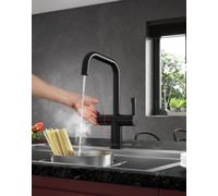 Clearwater Magus 4 Electronic 4In1 Filtered Instant Kettle Kitchen Tap & Filtered Cold, Cold & Hot Matt Black - Mae4Mb