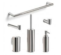 Clearwater Mio Comprehensive Bathroom Accessories Pack - Chrome