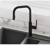 Clearwater Pioneer U Spout Pull Out With Twin Spray Kitchen Matt Black - Pil40Mb