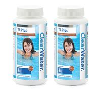 Clearwater TA Plus Alkalinity Increaser for Swimming Pool and Spa Treatment, White