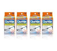 CLEARWIPE Microfibre Lens Cleaner with Isopropyl Alcohol - 40 Wipes (Pack of 2)