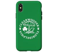 Clearwooder St Patricks Funny Philly Clearwater Philadelphia Case for iPhone X/XS