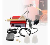CLEASEBILY Powder Coating Machine,Portable Electric Paint Spray Gun,Electrostatic Coating Equipment,with Foot,Paint Spray Gun,Energy-Saving and Quick Heat-Up Adjustable
