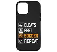 Cleats Feet Soccer Repeat Funny Sports Training Routine Meme Case for iPhone 12 mini