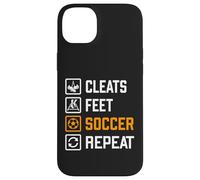 Cleats Feet Soccer Repeat Funny Sports Training Routine Meme Case for iPhone 14 Plus