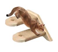 Cleaver Step and Pencil Rod for Cats - Walled Cat Staircase Made of Natural Pine Wood | Floating Cat Shelf for Home Cats, Space - Salvation Climbing Shelf, Stable Wall Furniture for Cats, Cat Seat Rod
