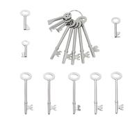 CleaZeny 8 Pcs FB Key Set - Heavy Duty Fire Brigade Keys for Emergency