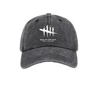 CLEEF Men's Baseball Caps with Dead Day.lig-ht Print, Unisex Hats, Adjustable Golf Cap with Adjustable Buckle-Grey 2||1 Piece