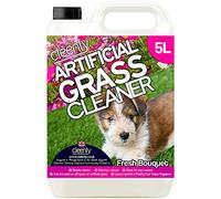 Cleenly Artificial Grass Cleaner for Dogs - Eliminates Pet Urine Stains and Odours - Fresh Bouquet Fragrance (5 Litres)