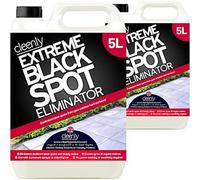 cleenly Black Spot Destroyer Removes Black Spots on Patios, Paving, Drives in Clear | Size: 2 Pack cleenly Clear 2 Pack