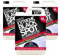 cleenly Black Spot Destroyer Removes Black Spots on Patios, Paving, Drives in White | Size: 3 Pack cleenly White 3 Pack