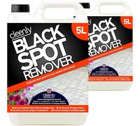 cleenly Black Spot Remover, Breaks Down Black Spots & Cleans Patio Driveway 10L in Clear cleenly Clear