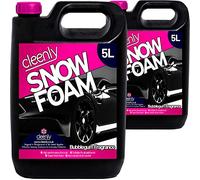 Cleenly Bubblegum Snow Foam - High Performance Formula with Super Thick Foam - Non Caustic & pH Neutral Car Cleaning Pre Wash Shampoo - 10 Litres