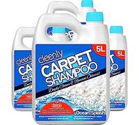 Cleenly Carpet Shampoo Cleaner Solution (20 Litres) - Ocean Splash Fragrance - Safe For All Carpet Cleaning Machines
