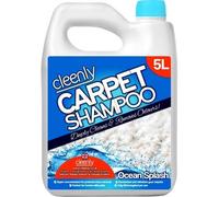 Cleenly Carpet Shampoo Cleaner Solution (5 litres) - Ocean Splash Fragrance - Safe for All Carpet Cleaning Machines
