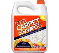 Cleenly Carpet Shampoo Cleaner Solution 5L - Citrus Splash Fragrance - Safe for All Carpet Cleaning Machines