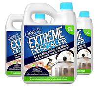 Cleenly Extreme Descaler for Kettles, Coffee Machines, Shower Heads, Irons, and More! (15 litres) - Super Strong Descaler Liquid