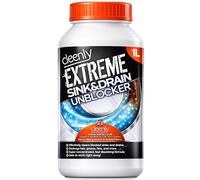 Cleenly Extreme Sink & Drain Cleaner & Unblocker Liquid (1 Litre) - Heavy Duty Formula for Bathroom, Kitchen, Drains, and More