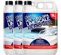 Cleenly Hot tub & Spa Descaler and Limescale Remover - Removes Limescale to Maintain Clean & Healthy Water - Easy to Use Formula (15 Litres)