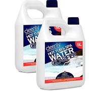 Cleenly Hot Tub & Spa Water Clarifier - 2 x 5 litres - Transforms Cloudy, Dull Looking Water - Improves Filter Performance & Efficiency