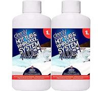 Cleenly Hot Tub & Whirlpool System Flush - Removes Dirt, Grime & Biolfilm - Sterilises And Deeply Clean 2L