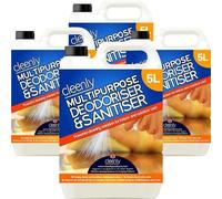 Cleenly Multipurpose Sanitiser and Deodoriser Removes Dirt Germs Stains & Odours Breaks Down Urine Salts 20L