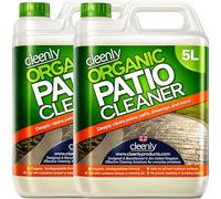 Cleenly Organic Patio Cleaner For Patios Driveways Paths & More Removes Mould Moss Green Algae Contains no Harsh Chemicals Perfect for Pet Owners Covers 480 Square Meters Simply Spray (10 Litres)