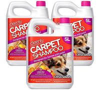 Cleenly Pet Carpet Shampoo Cleaner Solution (15 litres) - Citrus Splash Fragrance - Safe for All Carpet Cleaning Machines