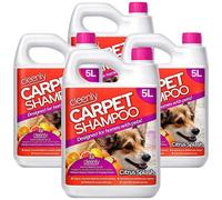 Cleenly Pet Carpet Shampoo Cleaner Solution (20 litres) - Citrus Splash Fragrance - Safe for All Carpet Cleaning Machines