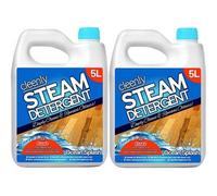 Cleenly Pet Steam Detergent for Steam Mops (10 litres) Ocean Splash Designed for Homes with Pets