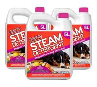 Cleenly Pet Steam Detergent For Steam Mops (15 Litres) Citrus Splash Designed For Homes With Pets