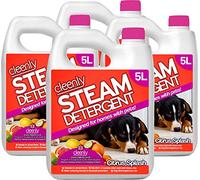 Cleenly Pet Steam Detergent for Steam Mops (20 litres) - Citrus Splash - Designed for Homes with Pets - Suitable for All Hard Floors