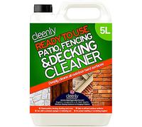 Cleenly Ready to Use Patio Cleaner Removes Dirt Grime Green Mould Moss Algae From Patios Decking Driveways Paving and More No Mixing Required Simply Spray (5 Litres)