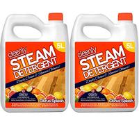 Cleenly Steam Detergent for Steam Mops (10 litres) - Citrus Splash - Suitable for All Hard Floors - Great for Homes with Pets