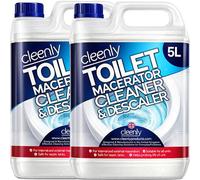 Cleenly Toilet Macerator Cleaner & Descaler - 10 litres Super Concentrated, Long-Lasting Formula Safe for All Saniflo Pump Unit