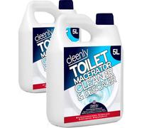 Cleenly Toilet Macerator Cleaner & Descaler - 10 Litres Super Concentrated, Long-Lasting Formula Safe For All Saniflo Pump Unit