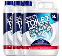 Cleenly Toilet Macerator Cleaner & Descaler - 15 litres Super Concentrated, Long-Lasting Formula Safe for All Saniflo Pump Unit