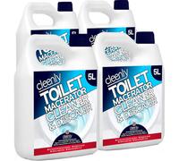 Cleenly Toilet Macerator Cleaner & Descaler - 20 Litres Super Concentrated, Long-Lasting Formula Safe For All Saniflo Pump Unit