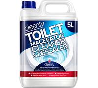 cleenly Toilet Macerator Cleaner & Descaler, Super Concentrated in Clear | Size: 4 Pack cleenly Clear 4 Pack