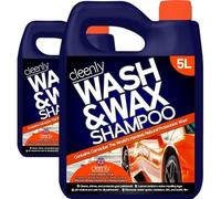 Cleenly Wash & Wax Car Shampoo 10L - with The World's Hardest Natural Protective Wax - pH Neutral