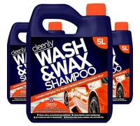 Cleenly Wash & Wax Car Shampoo 15L - With The World's Hardest Natural Protective Wax - Ph Neutral