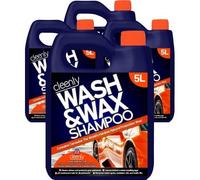 Cleenly Wash & Wax Car Shampoo 20L - with The World's Hardest Natural Protective Wax - pH Neutral