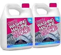 Cleenly Washing Machine Cleaner and Descaler for Smells (10 litres, 100 Treatments) - Eliminates Dirt, Smells, Grime & Prevents Bacteria Build Up