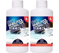 Cleenly Whirlpool Internal Pipe Cleaner Removes Dirt Grime Oil & Odours From Hot Tub Spa And Pool Pipework (2 Litre)
