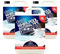 Cleenly Whirlpool Internal Pipe Cleaner Removes Dirt Grime Oil & Odours From Hot Tub Spa And Pool Pipework (15 Litre)