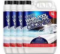 Cleenly Whirlpool Internal Pipe Cleaner Removes Dirt Grime Oil & Odours from Hot Tub Spa and Pool Pipework (20 Litre)